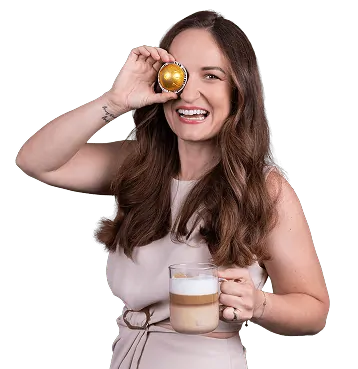 Woman with coffee